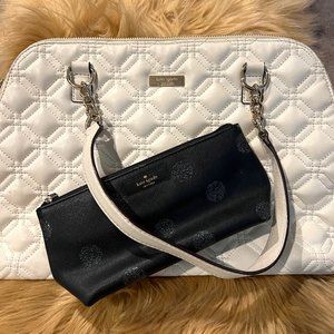 Authentic Kate Spade quilted leather tote